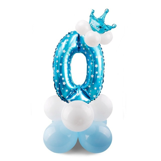 Giant Foil Number Balloons — Big Birthday Display