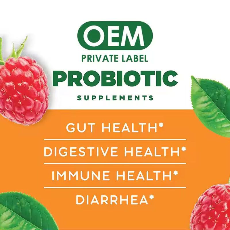 Probiotic Gummies — 60 Fruit Chews for Digestive Health