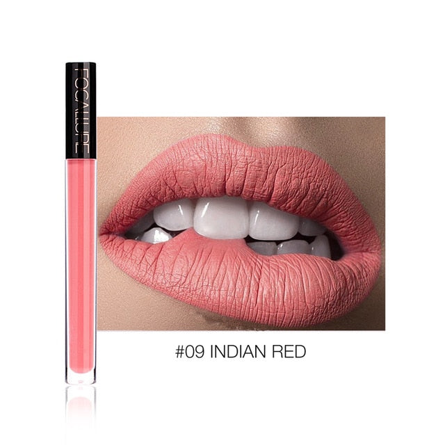 Liquid Lipstick Matte Color, Waterproof Kiss-Proof Wear