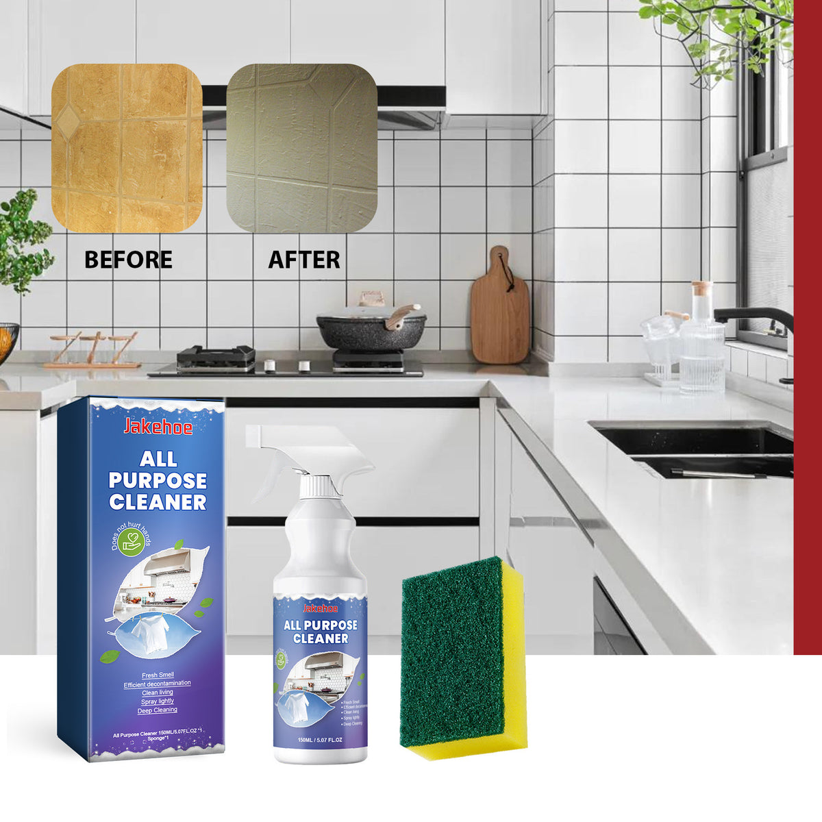 All-Purpose Kitchen Cleaner for Stubborn Grease & Grime