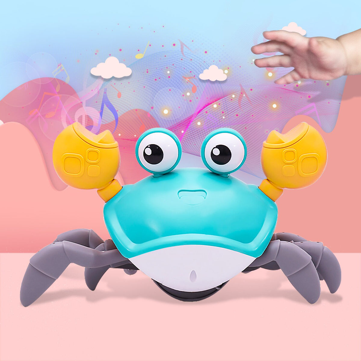 Interactive Crawling Crab Toy for Screen-Free Play