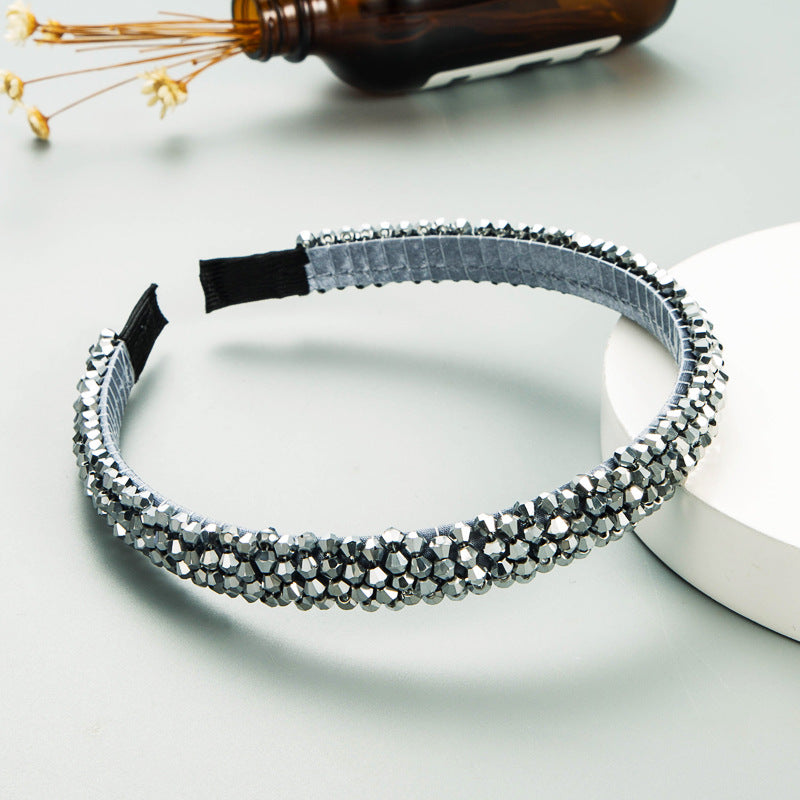 Crystal Bead Hair Band for Sparkling Polished Styles
