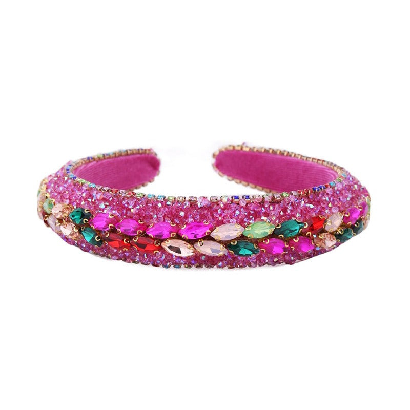 Baroque Rhinestone Headband for Glamorous Vintage Hair