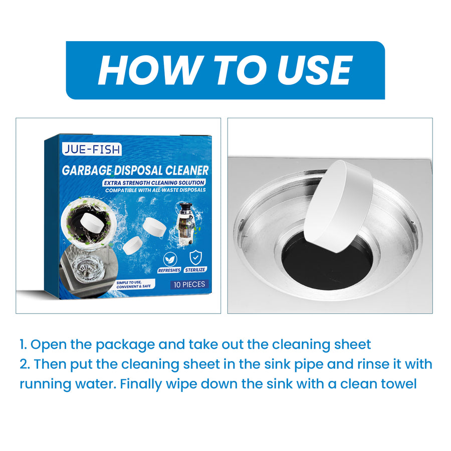 Sink Cleaning Tablets — Dissolve Grease & Kill Odors