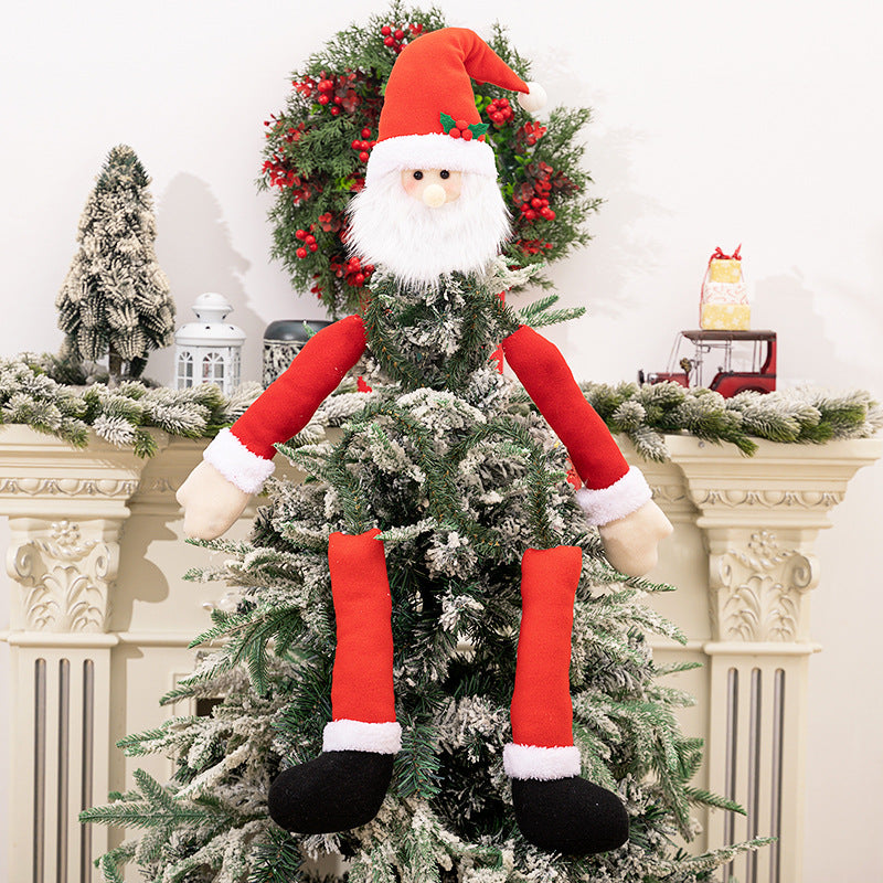 Plush Christmas Tree Doll With Dangling Arms & Legs