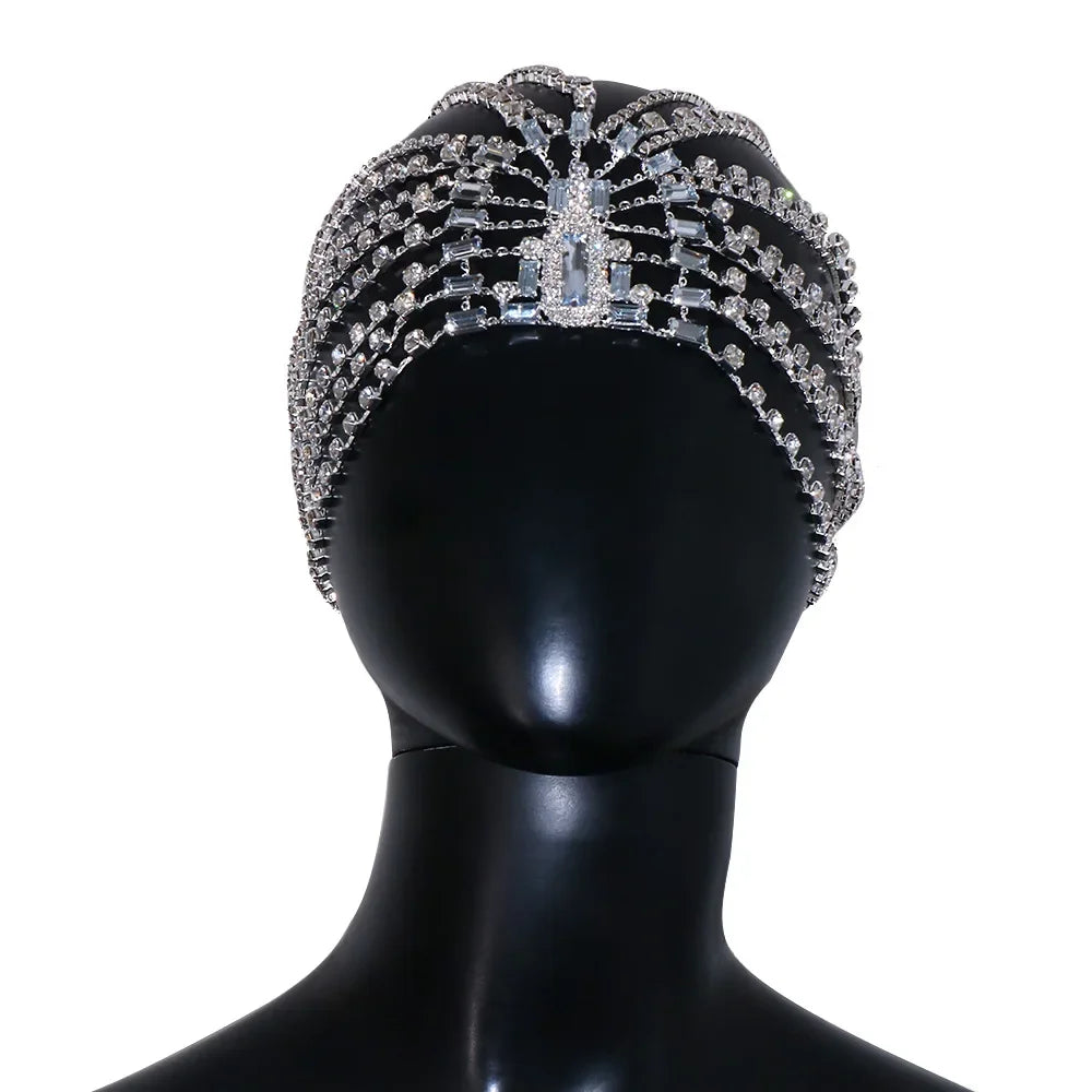 Rhinestone Bridal Headband for a Regal Wedding Look