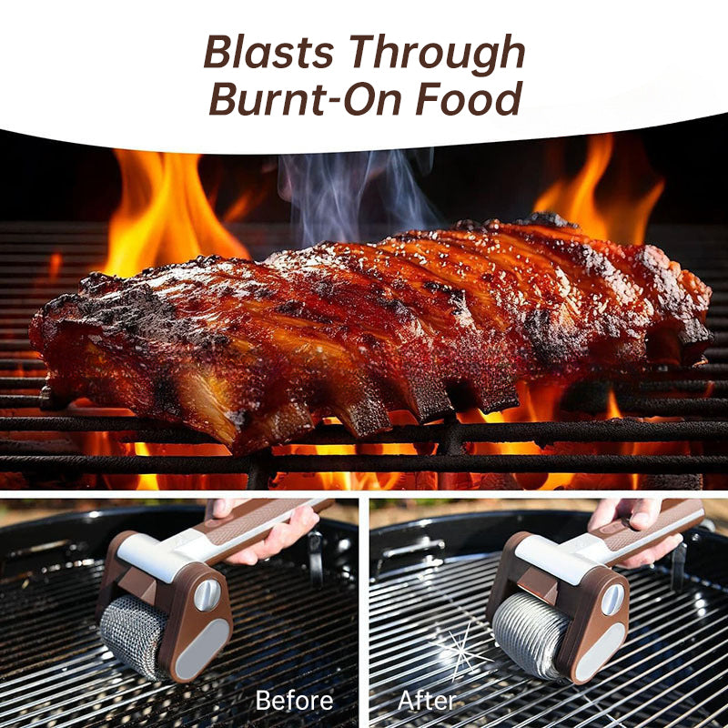 Electric Grill Brush, Rechargeable Powered Grate Cleaner
