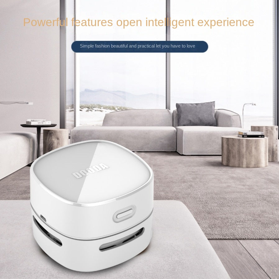 Mini Desktop Vacuum Cleaner — Cordless High Suction