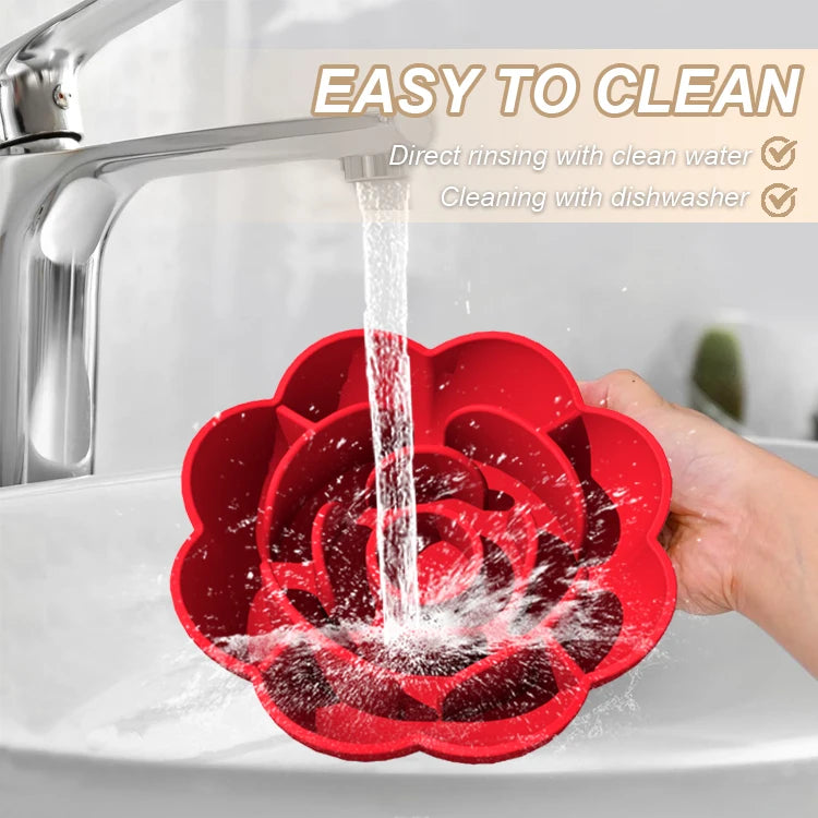 Portable Silicone Slow Feeder Dog Bowl for Travel Meals