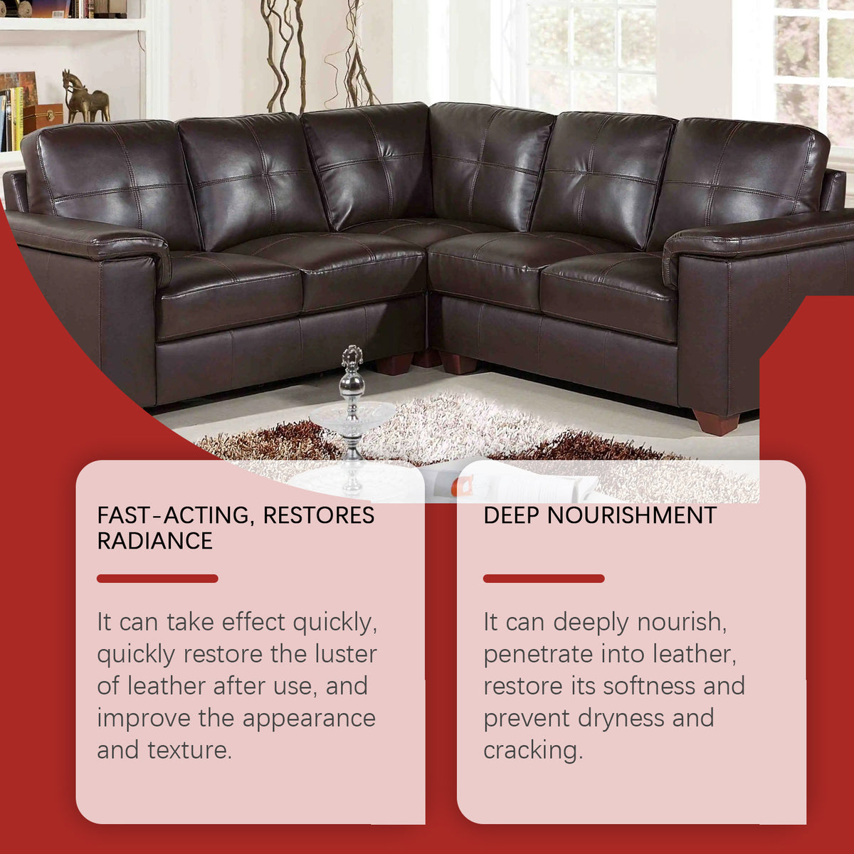 Gentle Leather Conditioner Paste for Sofas, Bags & Boots