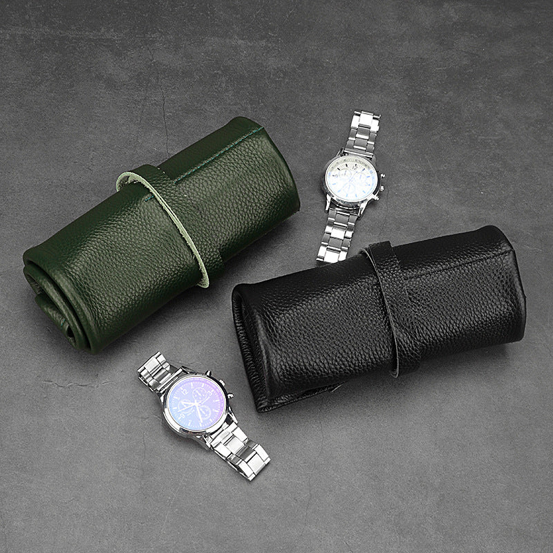 Anti-Scratch Foldable Watch Roll Case for 6 Watches