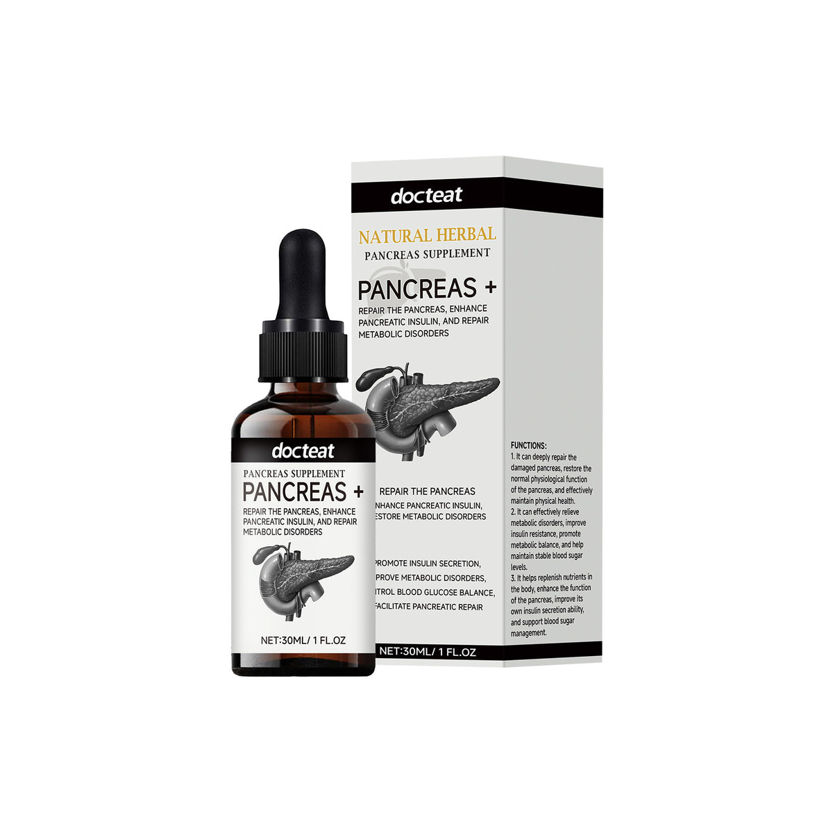 Pancreas Support Drops — Natural Metabolic Balance
