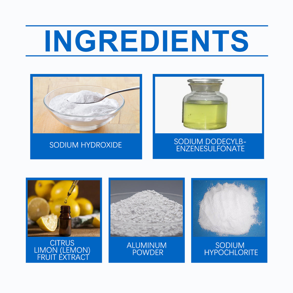 Drain Cleaning Powder for Slow Sinks, Odors & Grease