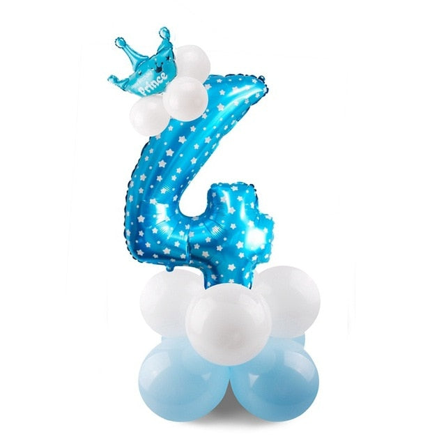 Giant Foil Number Balloons — Big Birthday Display