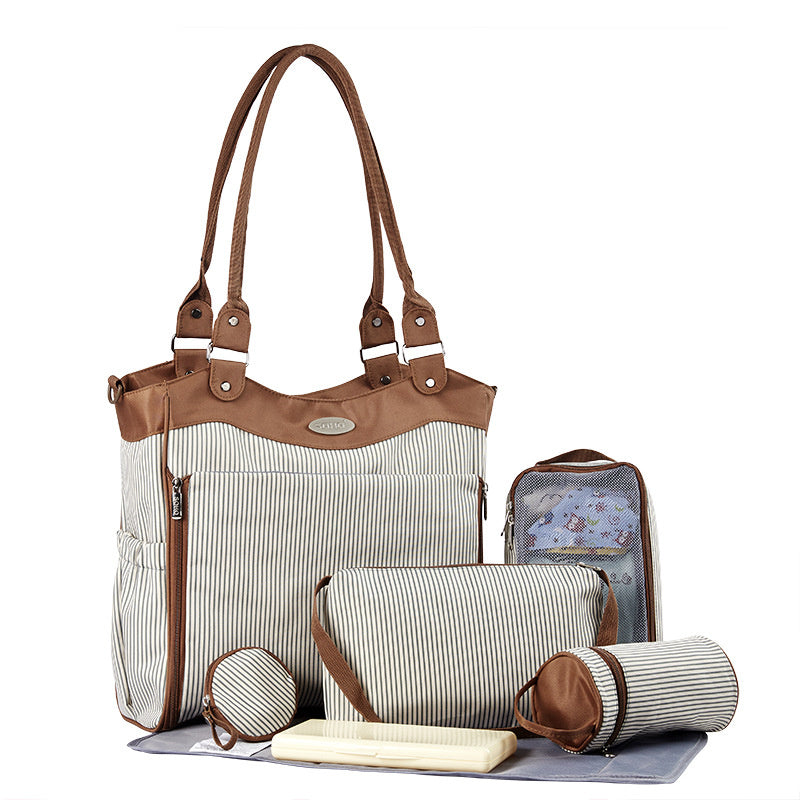 9-Piece Diaper Bag Set for Organized Baby Outings