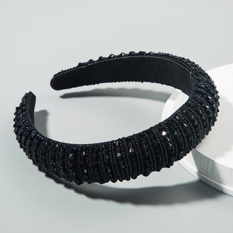 Hand-Woven Beaded Hair Hoop for Instant Polished Style