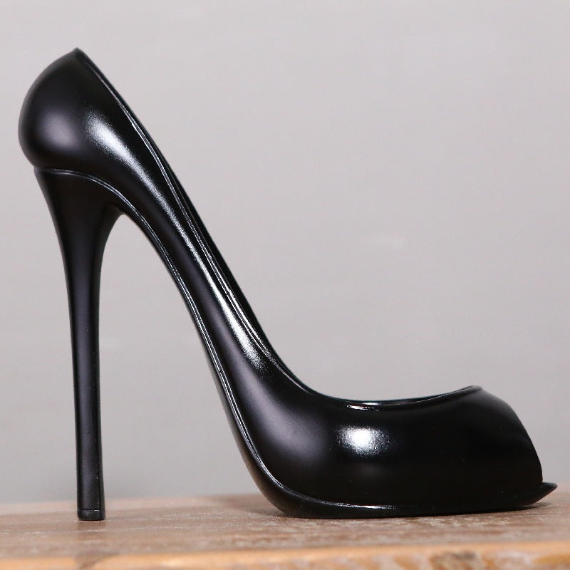 High-Heel Wine Bottle Holder for Stylish Home Bars
