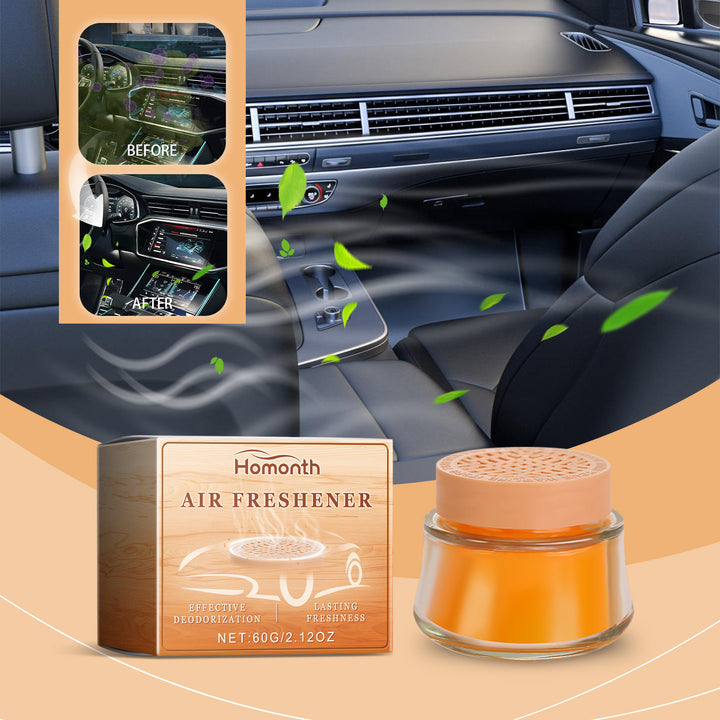 Solid Car Air Freshener Balm for Lasting Odor Control