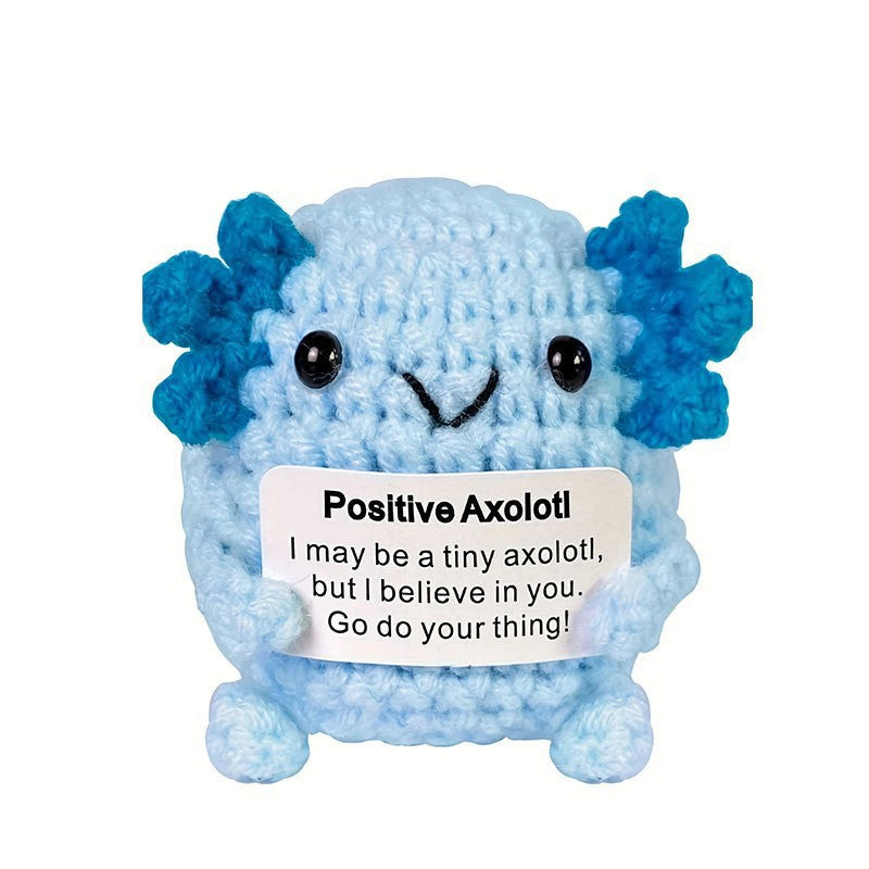 Positive Penguin Plush Toy for Cheerful Desk Decor
