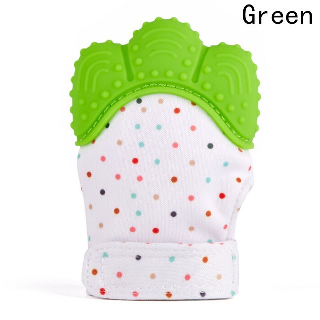Silicone Baby Teething Mitten for Soothing Sore Gums