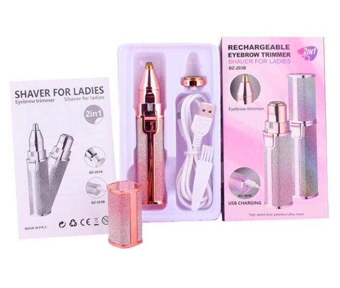 USB Electric Facial Hair Remover & Eyebrow Trimmer