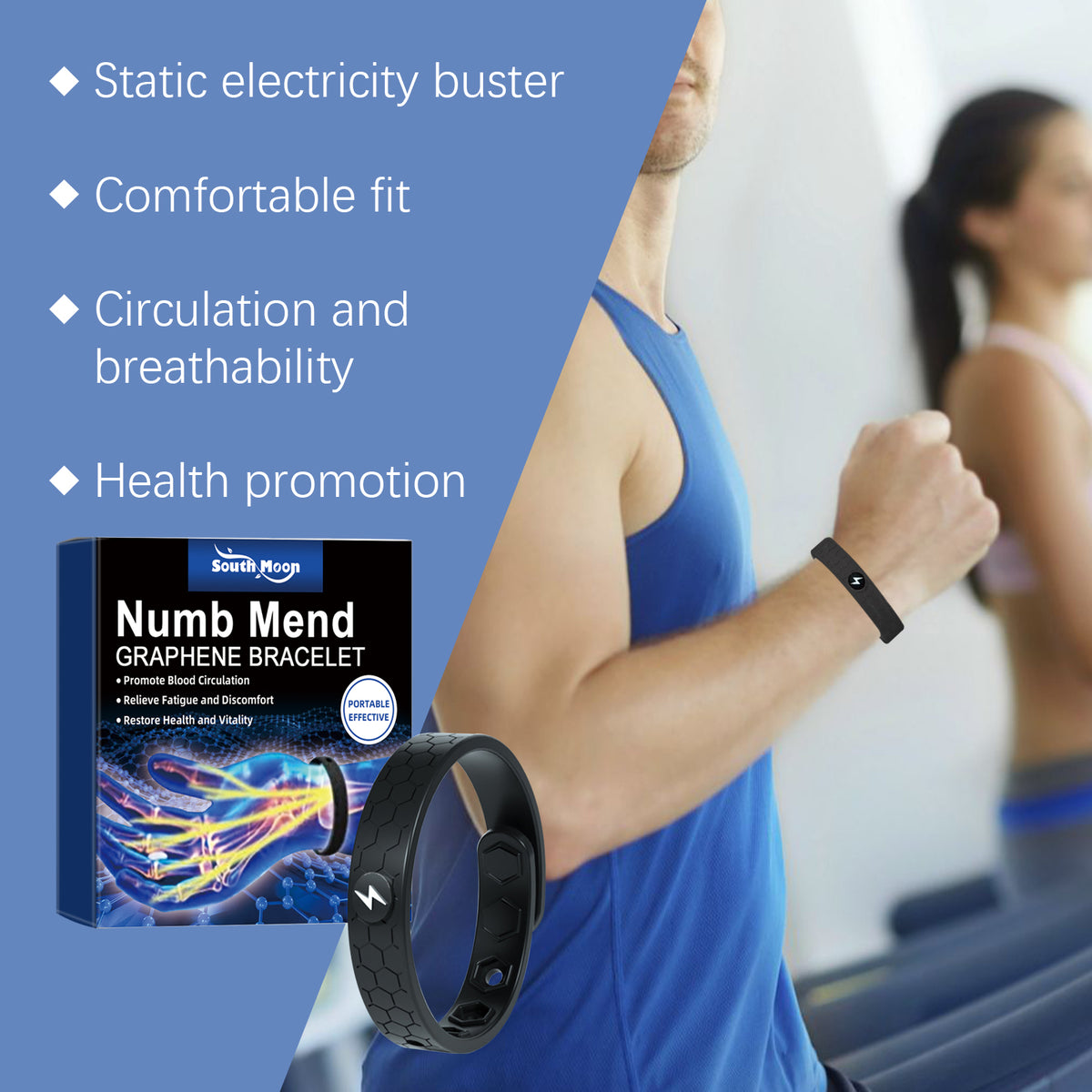 Wearable Wellness Bracelet for Everyday Comfort Support