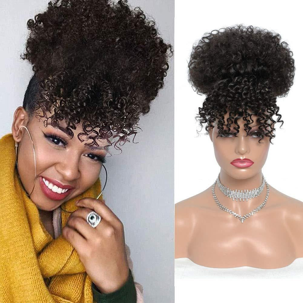 Curly Afro Bangs for Instant Volume and Bold Style