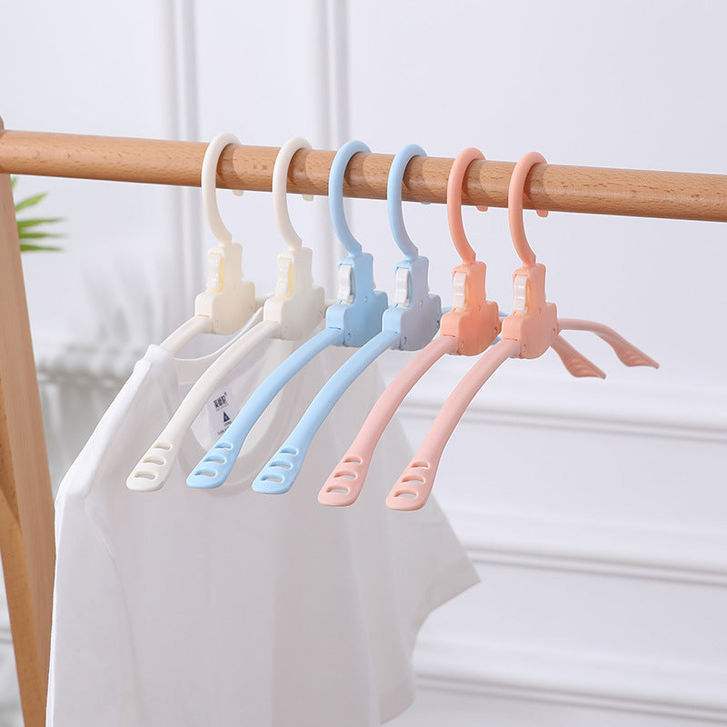 Foldable Non-Slip Travel Clothes Hanger for Packing Light