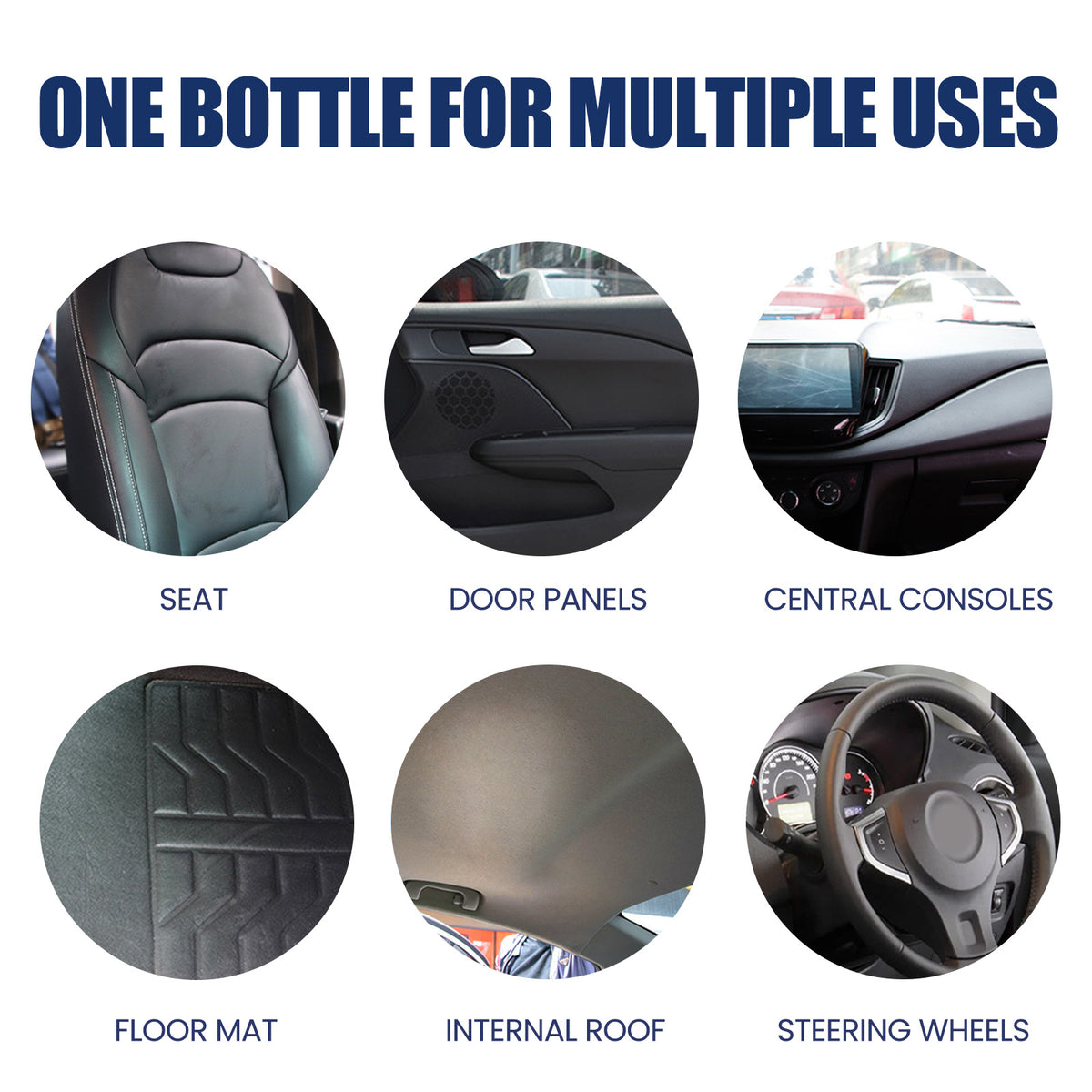 Leather Cleaner Cream for Fresh, Bright Car Interiors