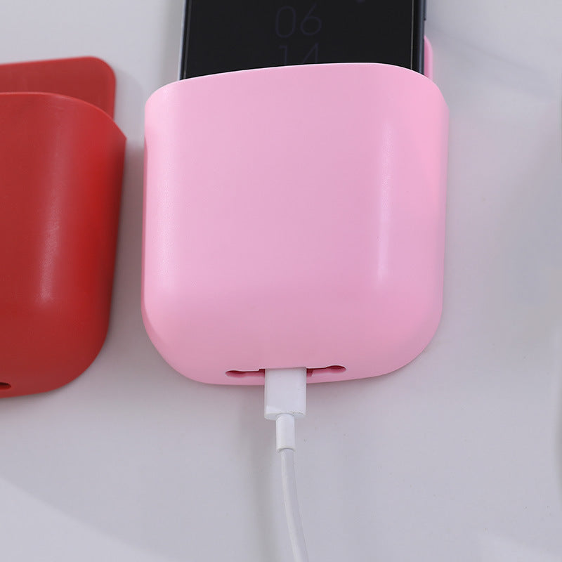 Wall-Mounted Remote & Phone Holder, No-Drill Wall Storage