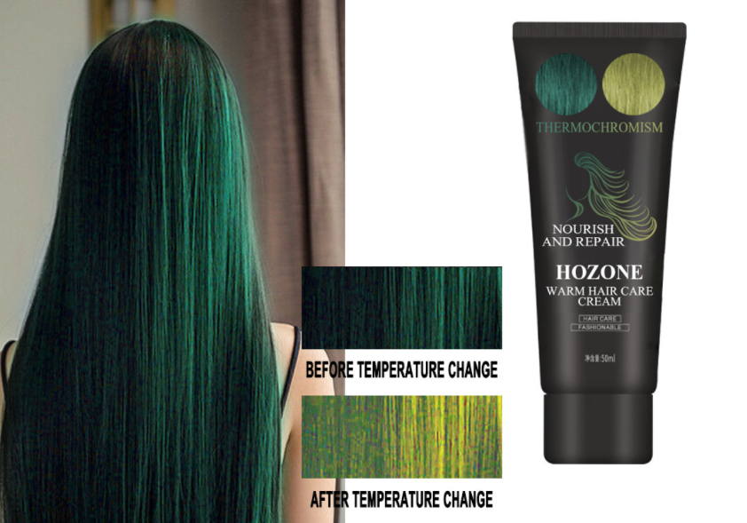 Thermochromic Hair Color Cream for Vivid Mermaid Shades