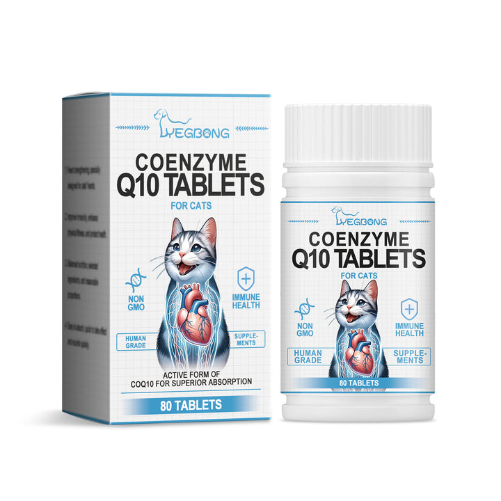 Cat CoQ10 Supplement for Heart & Cardiovascular Support