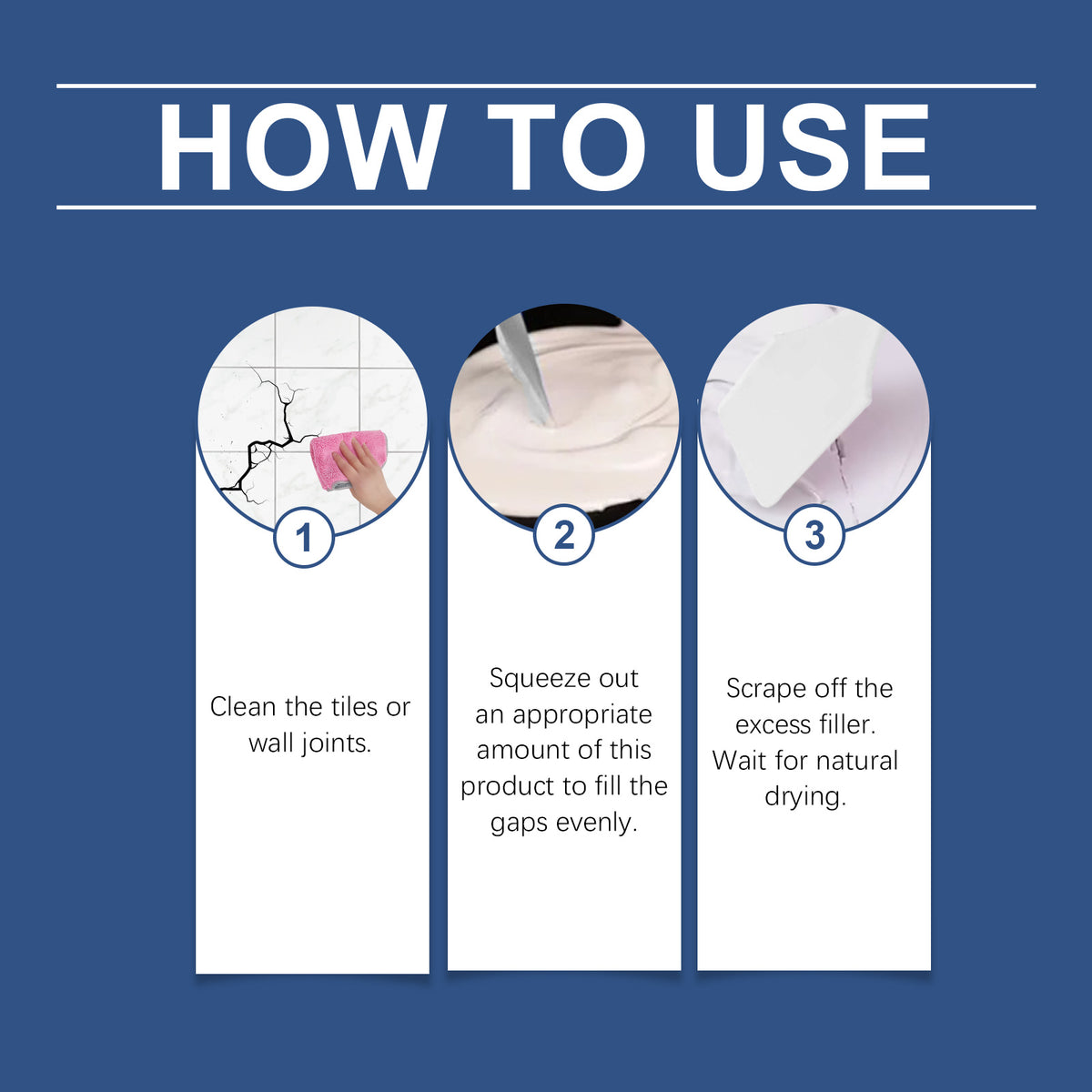 Grout Sealant Repair Paste for Waterproof Tile Joints