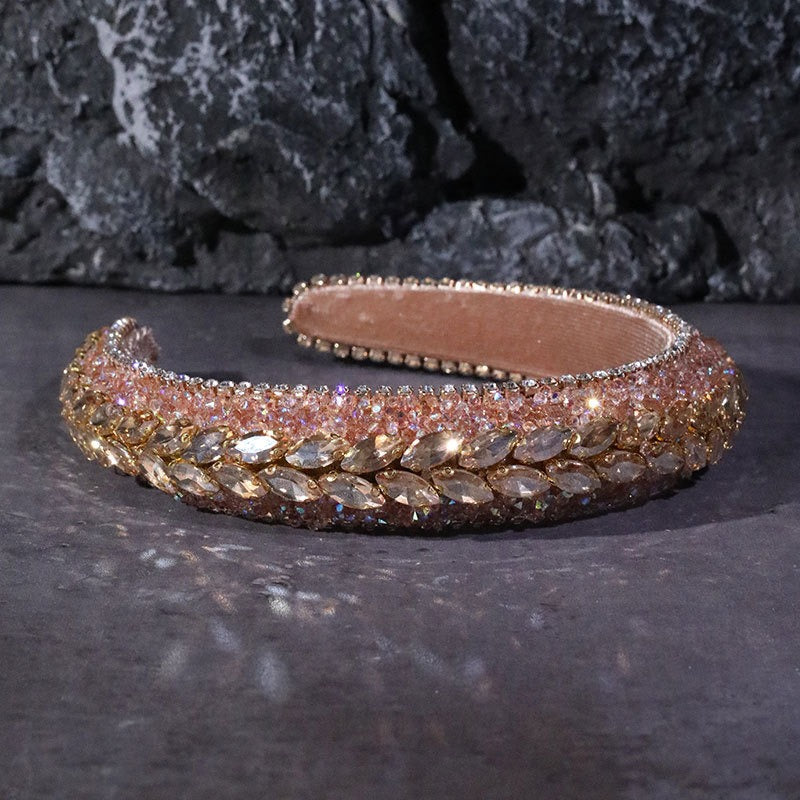 Baroque Rhinestone Headband for Glamorous Vintage Hair