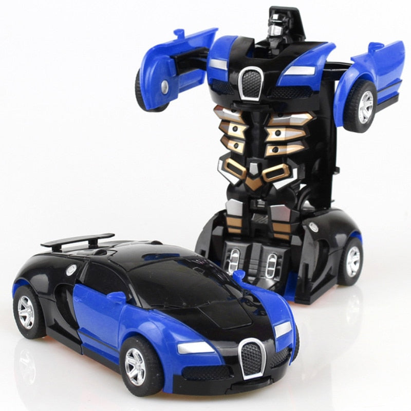 Transforming Toy Car Robot for Screen-Free Action Play