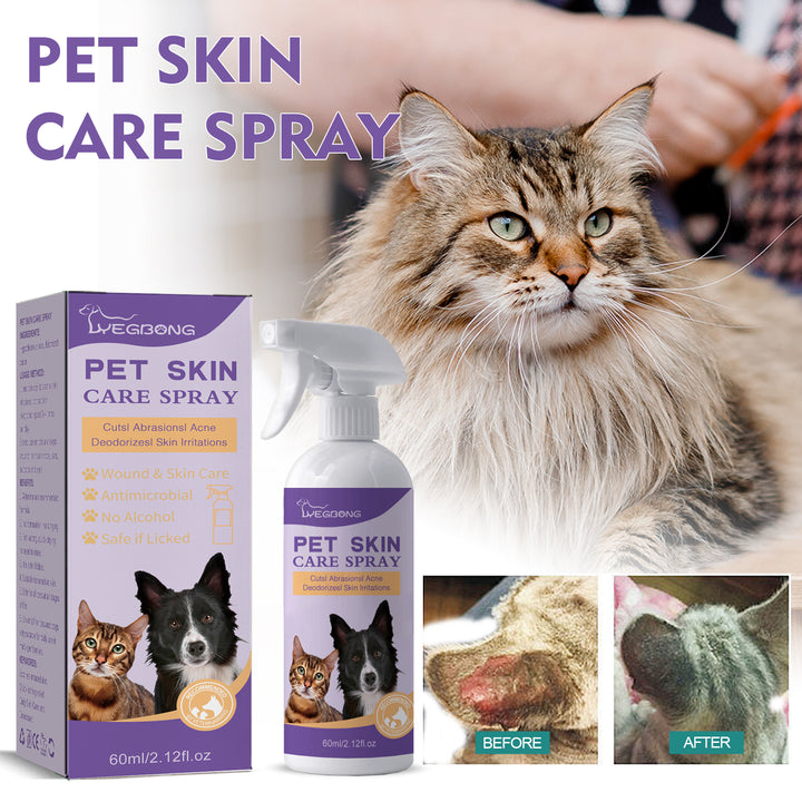Pet Skin Relief Spray for Itchy, Irritated Skin Care