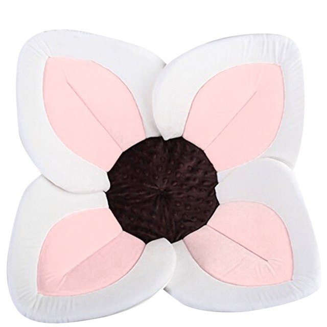 Blooming Flower Baby Bath Mat for Sink Newborn Support