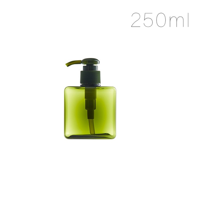 Refillable Square Lotion Pump Bottle for Bathroom Storage