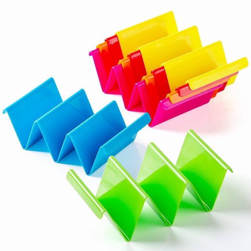 Taco Holders for Parties | Colorful Upright Serving
