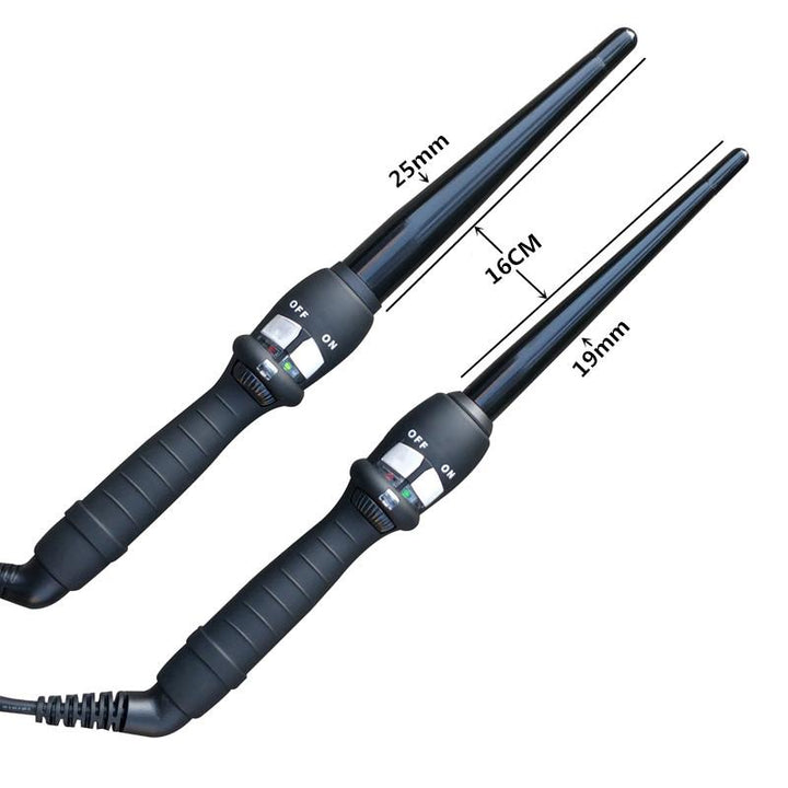 Conical Curling Iron for Adjustable Salon-Style Curls