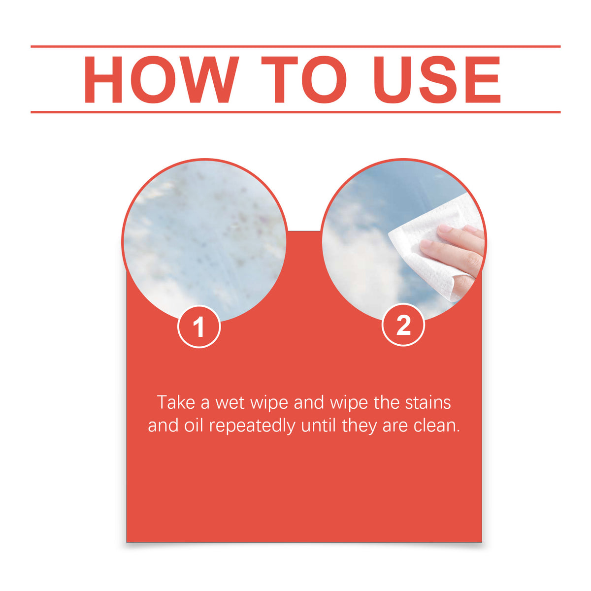 Windshield Oil Film Cleaning Wipes for Clear Vision
