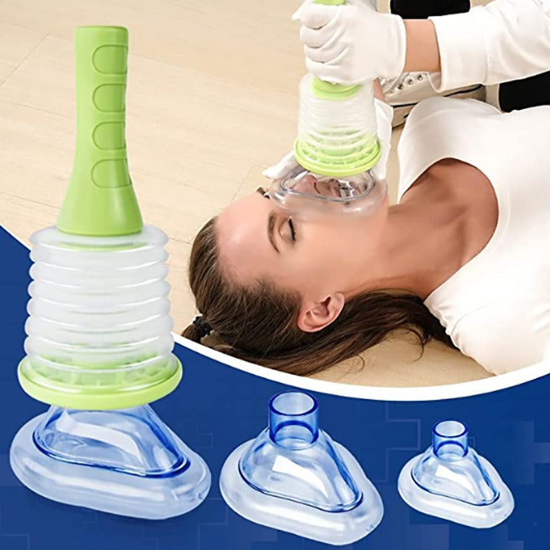 Emergency Choking Device - Respiratory Trainer with 3 Masks