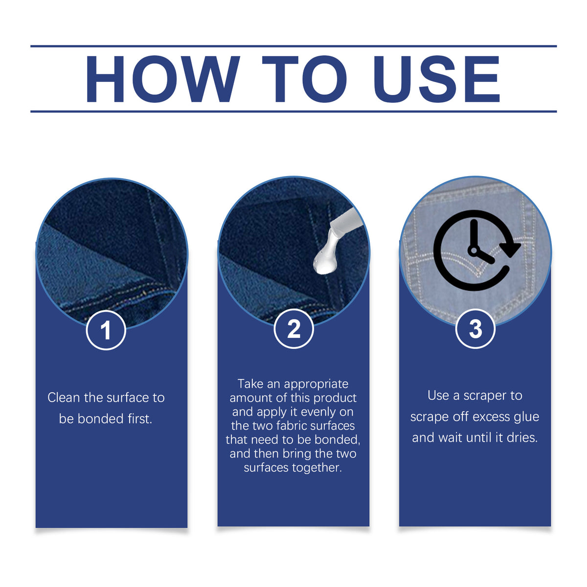 Fabric Adhesive for Washable, Crystal-Clear Repairs