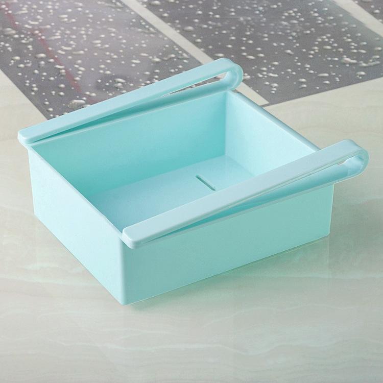 Slide-Out Fridge Drawer Organizer for Crowded Shelves
