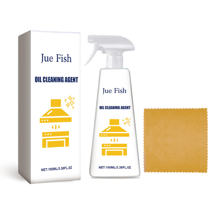 Kitchen Grease Cleaner Spray With Cleaning Cloth, 100ml