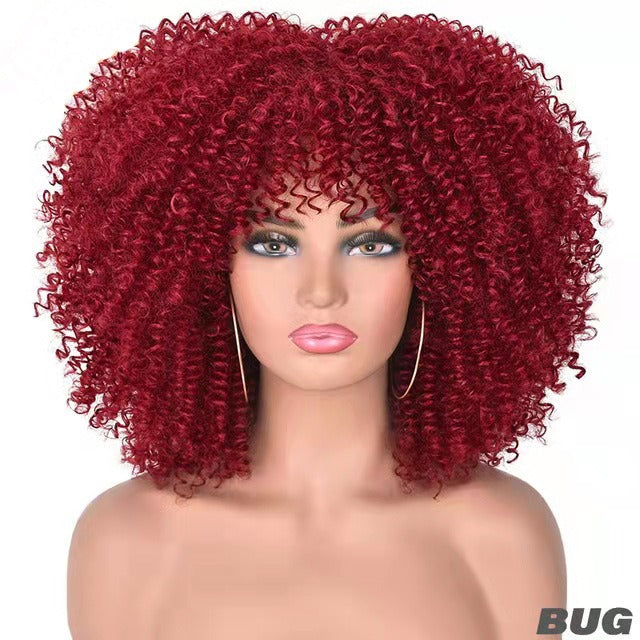 Small Curly Afro Wig for Instant Full-Volume Styling