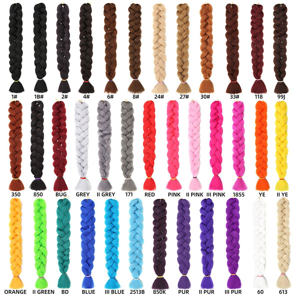 Jumbo Braid Hair Extensions for Bold Protective Styles
