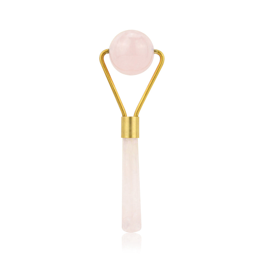 Rose Quartz Facial Massage Set — Smooth Wrinkles, Boost Glow