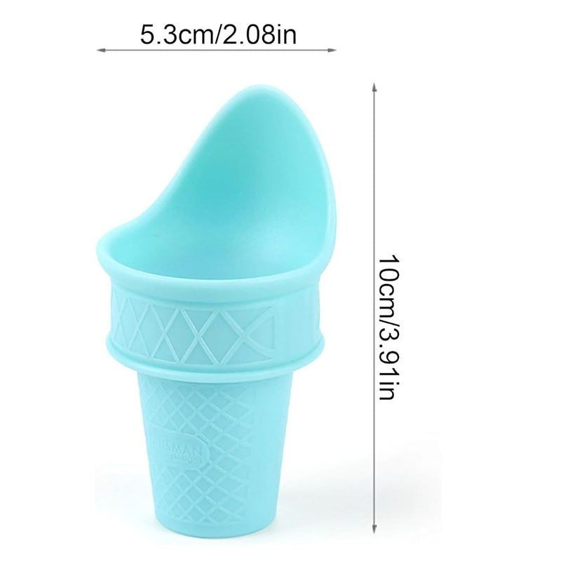 Silicone Ice Cream Scoop Cone That Stands Up for Kids