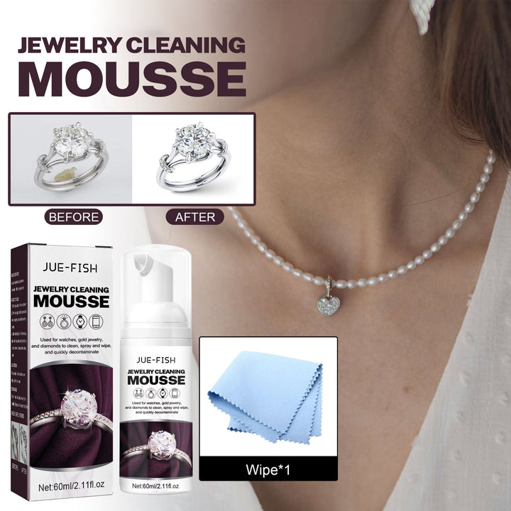Jewelry Cleaning Mousse for Brighter Gold Jewelry Care